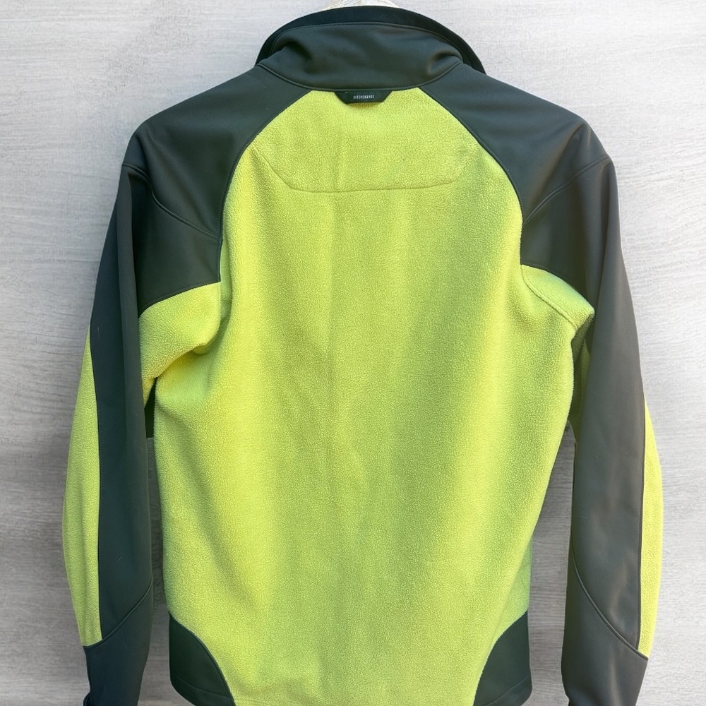 Men's Columbia Omni-Wind Block/Omni-Heat Size Small - Grey/Lime Green - Picture 7 of 7